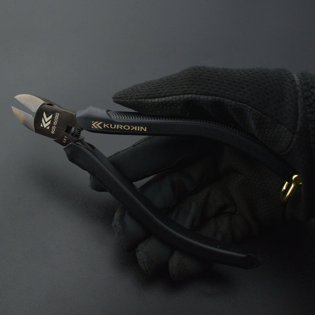 [60S-150BG] KUROKIN 黒金(Black & Gold) スタンダードニッパ 単品1丁 - MisakaZoo