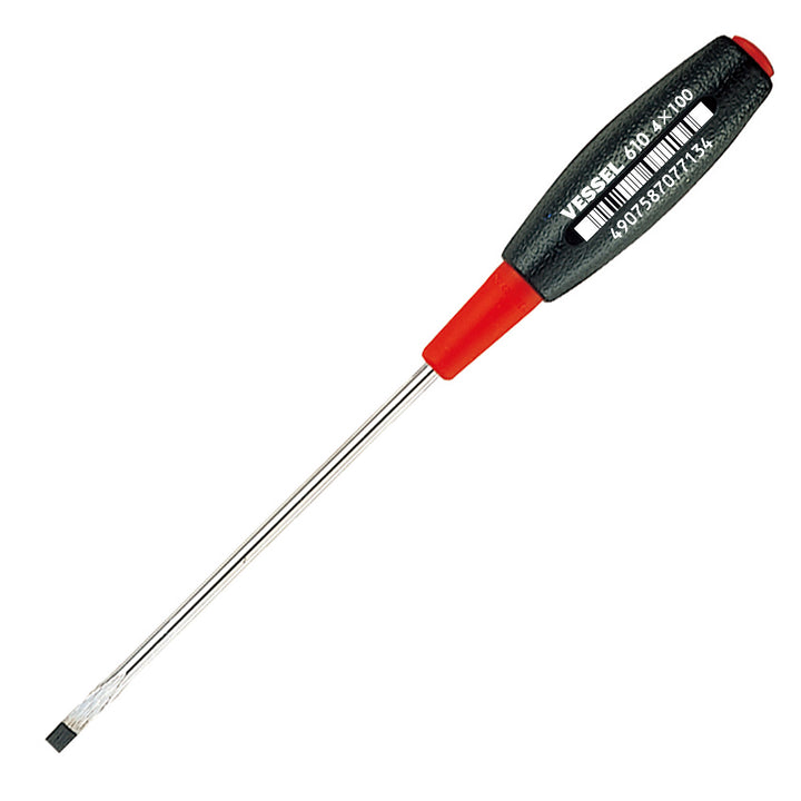 VESSEL クッショングリップドライバー 細軸タイプ 610(-4×100)