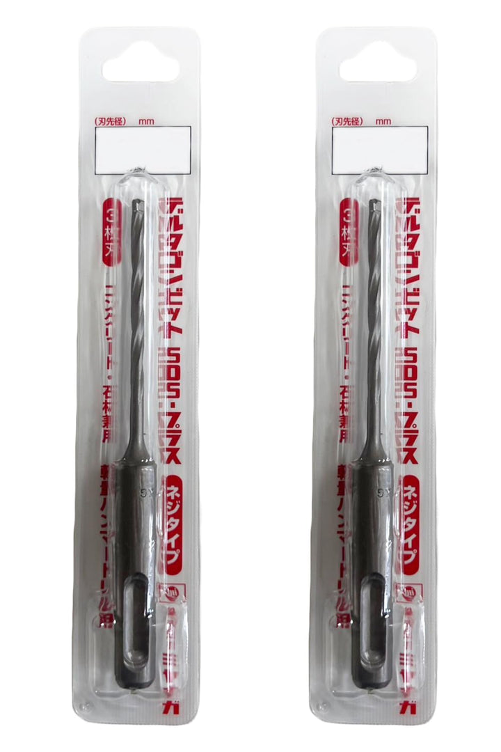 [MisakaZoo MO-Pack] ミヤナガ DLSDS035J デルタゴンビットSDSプラス ネジタイプ（有効長50mm） 刃先径3.5mm 全長116mm - MisakaZoo