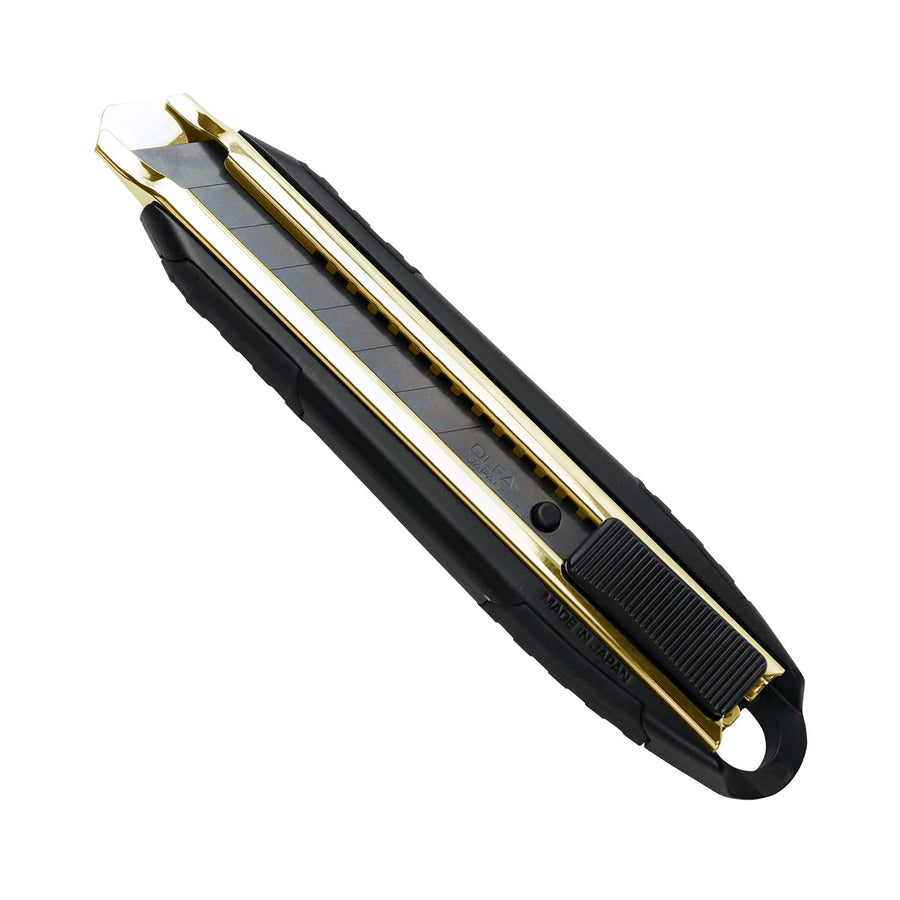 [FK02A-BG] KUROKIN 黒金(Black & Gold) メタルカッターナイフ 単品1個