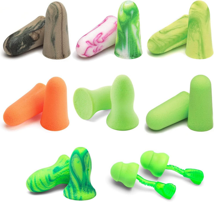 [Glide8Mix] Moldex 8 types of trial earplugs Glide Spark Plug Mellows Purafit Going Green Meteor Meteor Small Camo Plug x 1 pair each