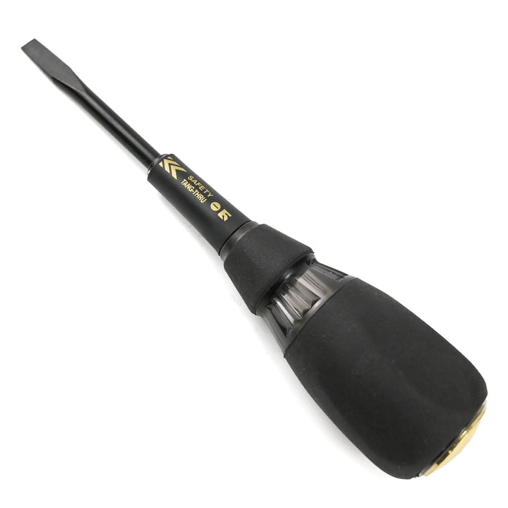 [564SK-BG] KUROKIN 黒金(Black & Gold) 安全貫通ドライバー -6×100mm 単品1個