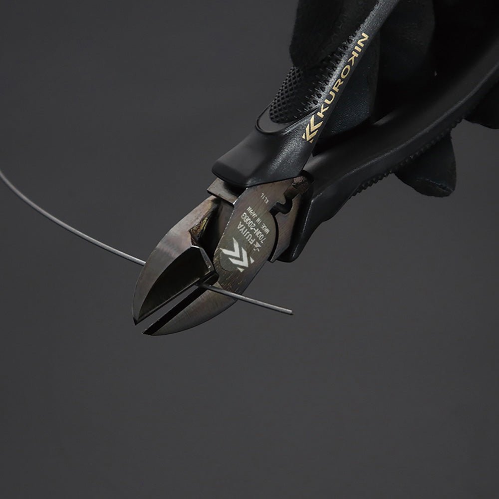 [700N-175BG] KUROKIN 黒金(Black & Gold) 偏芯強力ニッパ 175mm 単品1丁 - MisakaZoo