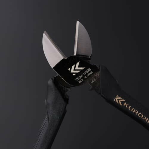 [700N-200BG] KUROKIN 黒金(Black & Gold) 偏芯強力ニッパ 200mm 単品1丁 - MisakaZoo