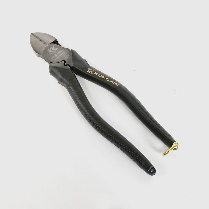 [760N-175BG] KUROKIN 黒金(Black & Gold) 偏芯強力ニッパ薄刃 175mm 単品1丁