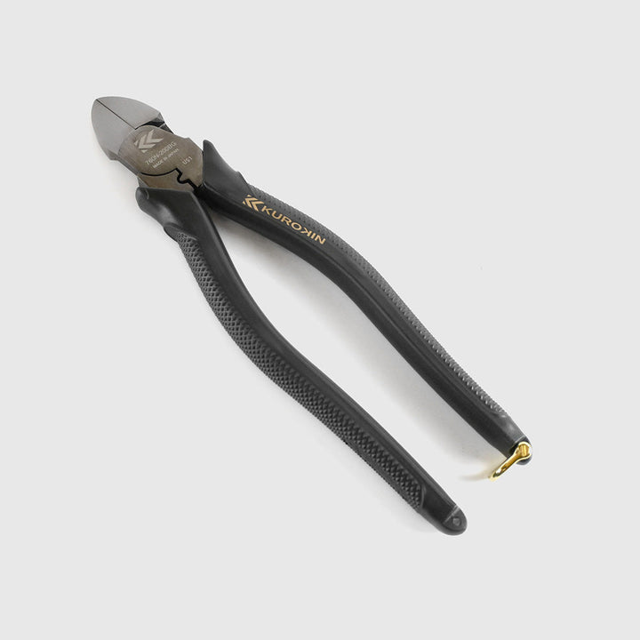 [760N-200BG] KUROKIN 黒金(Black & Gold) 偏芯強力ニッパ薄刃 200mm 単品1丁