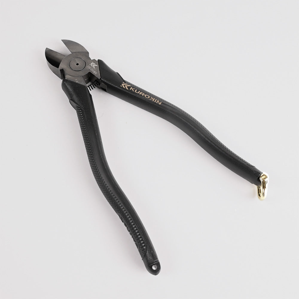 [770-200BG] KUROKIN 黒金(Black & Gold) 電工名人強力ニッパ（ラウンド刃） 単品1丁