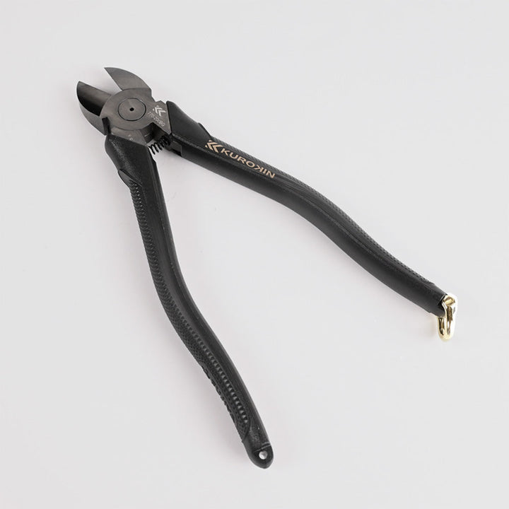 [770-200BG] KUROKIN 黒金(Black & Gold) 電工名人強力ニッパ（ラウンド刃） 単品1丁