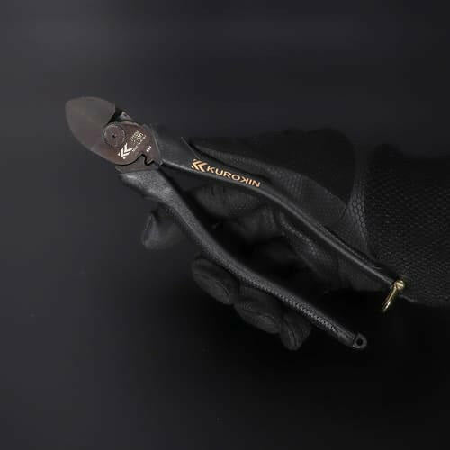 [7700N-175BG] KUROKIN 黒金(Black & Gold) 電工名人偏芯薄刃ニッパ 単品1丁