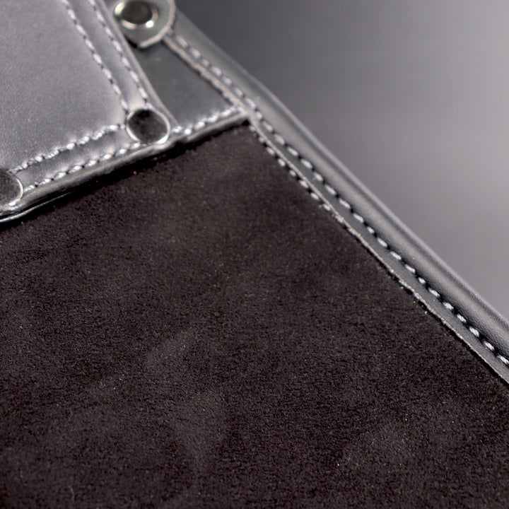 [AB-23BG] KUROKIN 黒金(Black & Gold) 腰袋3段 LIGHT PU LEATHER SERIES 単品1個