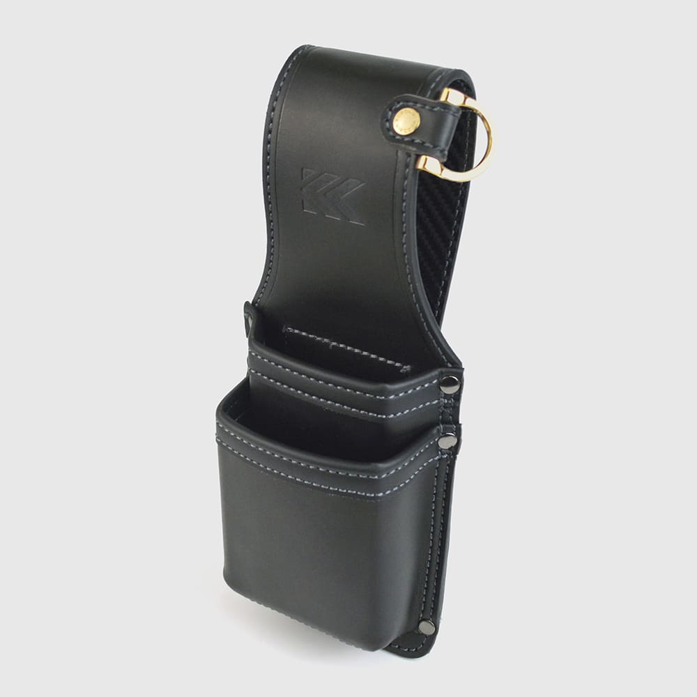 [AH-12BG] KUROKIN 黒金(Black & Gold) 圧着2段ホルダー 単品1個
