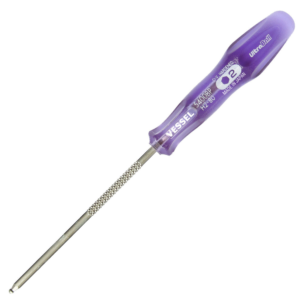 VESSEL パワーグリップ ウルトラボールドライバー B-5400BP(対辺2×80)