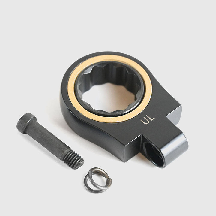 [CWLA-17-BG] KUROKIN 黒金(Black & Gold) 交換用首振りラチェットヘッド 17mm 1セット