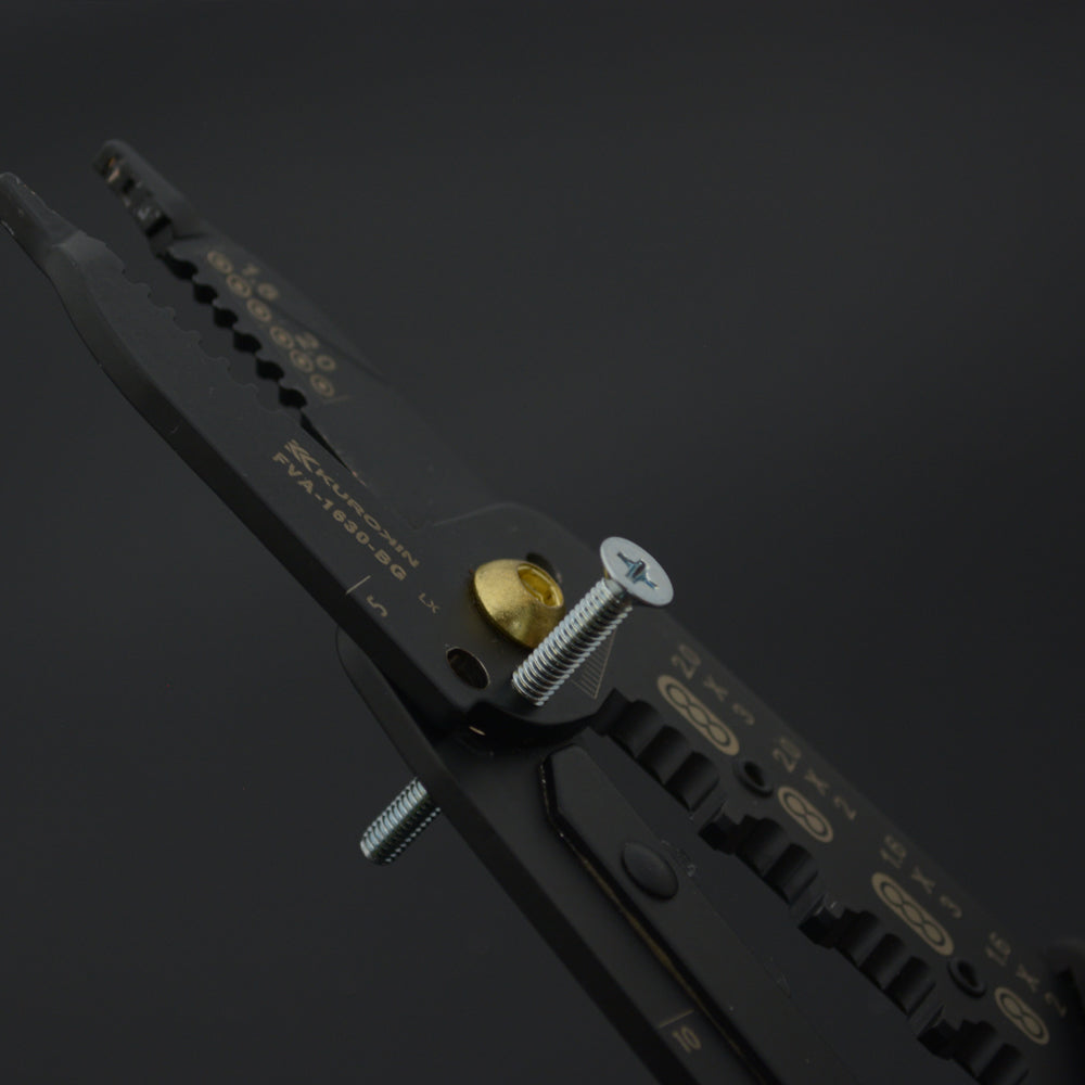 [FVA-1630-BG] KUROKIN 黒金(Black & Gold) 電工VAストリッパ 単品1丁