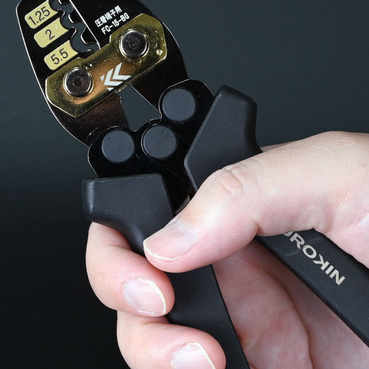 [FC-45-BG] KUROKIN 黒金(Black & Gold) 圧着工具（絶縁被覆付閉端接続子用） 単品1丁