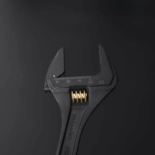 [FGP-32-BG] KUROKIN 黒金(Black & Gold) クイック モンキーレンチ 単品1丁