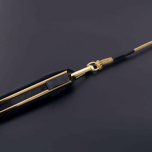 [FK02A-BG] KUROKIN 黒金(Black & Gold) メタルカッターナイフ 単品1個