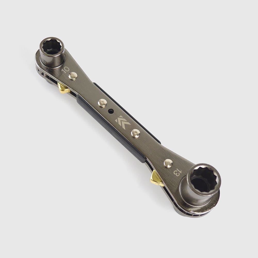[FRS-12-BG] KUROKIN 黒金(Black & Gold) 板ラチェットレンチ 単品1丁