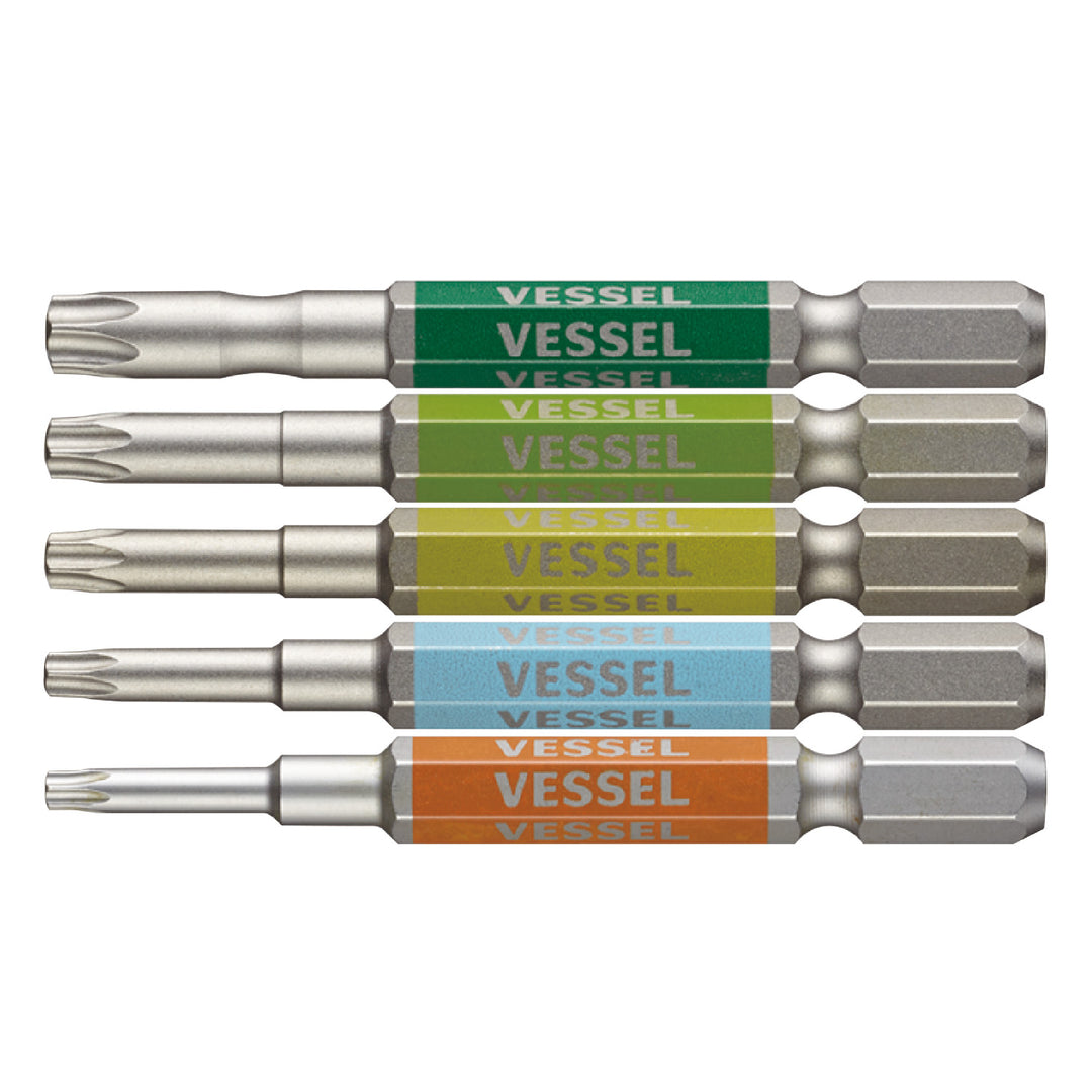 VESSEL 片頭トルクス 剛彩ビット 5本組 GS5P-33