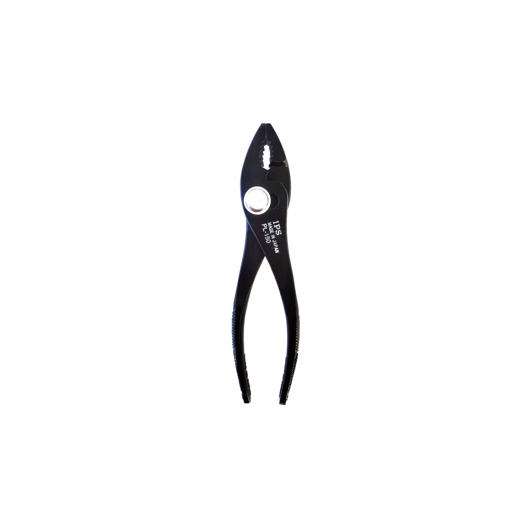 IPS PLIERS ゼブラカラー コンビ 150mm／黒 PL-150B