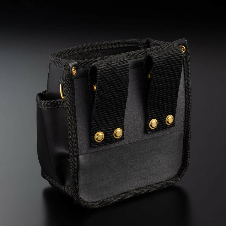 [PS-32BG] KUROKIN 黒金(Black & Gold) 腰袋スモール2段 単品1個