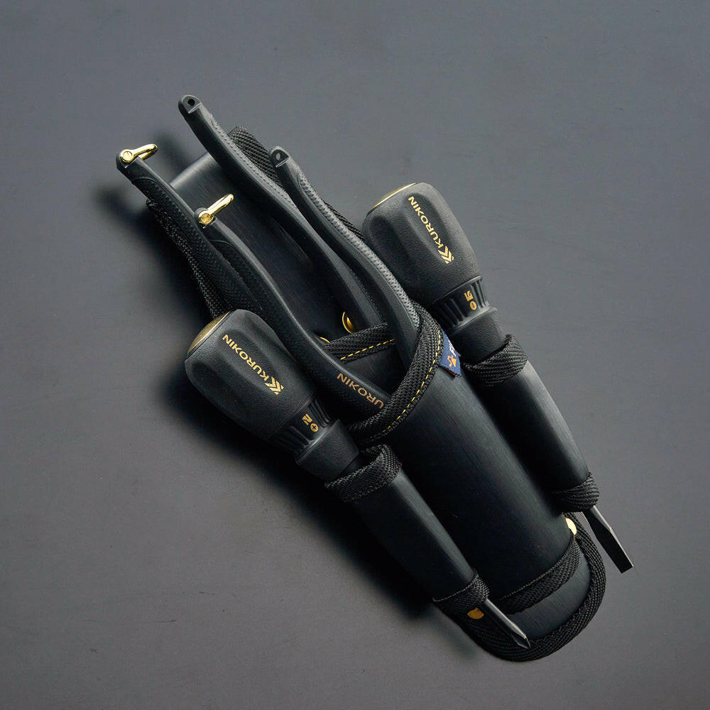 [PS-72BG] KUROKIN 黒金(Black & Gold) ペンチ・ドライバー2段差し 単品1個