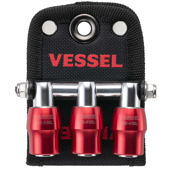 VESSEL クイックキャッチャー３連ホルダー QB-10B3R QB-10B3R