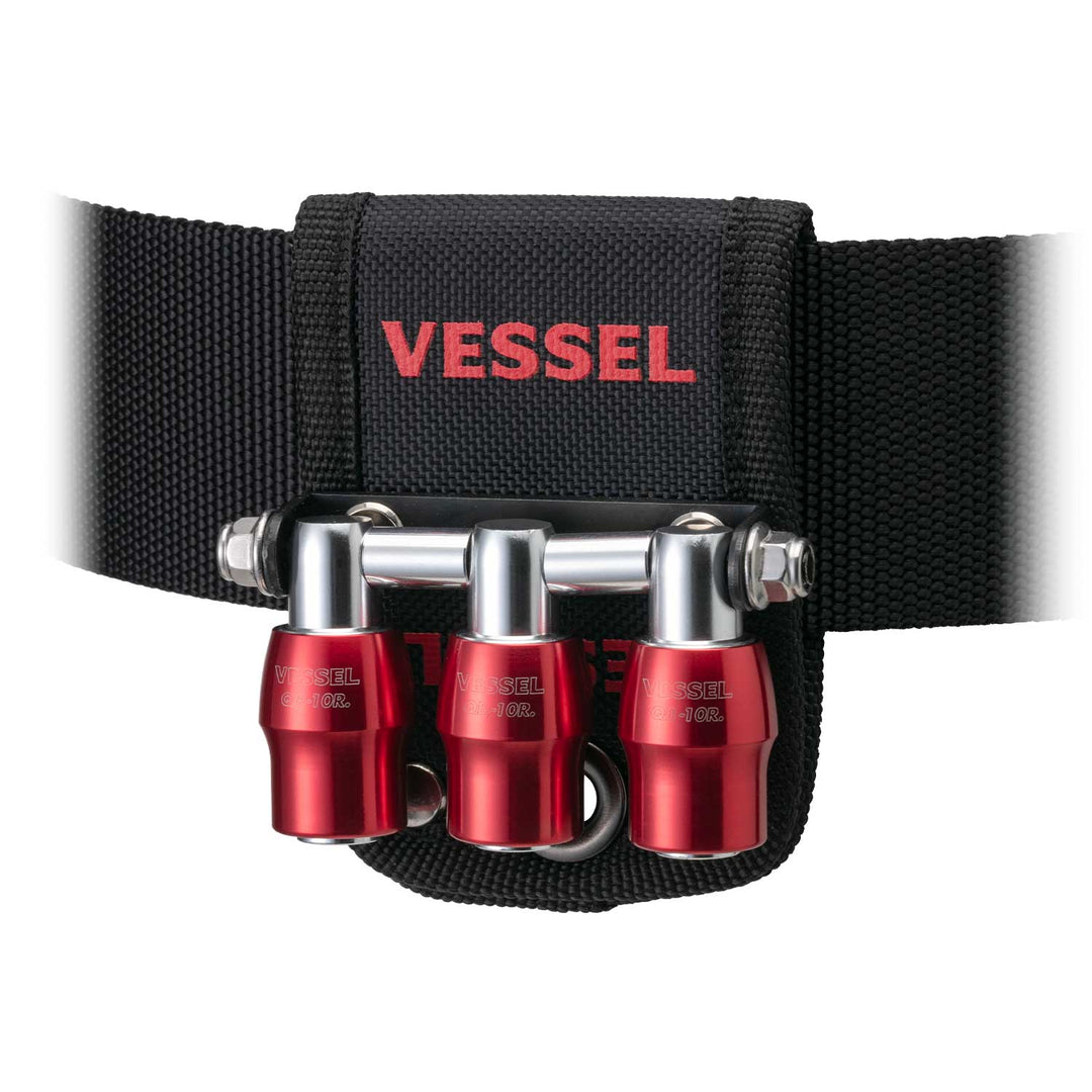 VESSEL クイックキャッチャー３連ホルダー QB-10B3R QB-10B3R