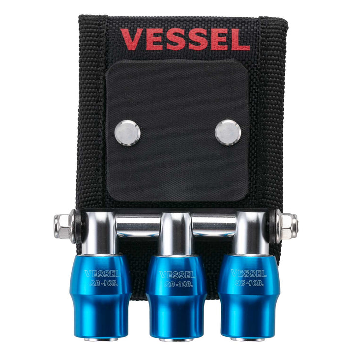 VESSEL クイックキャッチャー３連ホルダー マグネット付 QB-10MB3B QB-10MB3B