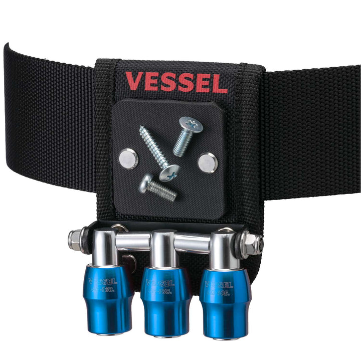 VESSEL クイックキャッチャー３連ホルダー マグネット付 QB-10MB3B QB-10MB3B