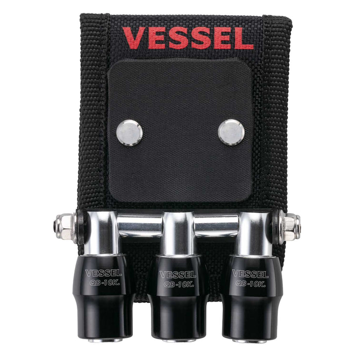 VESSEL クイックキャッチャー３連ホルダー マグネット付 QB-10MB3K QB-10MB3K