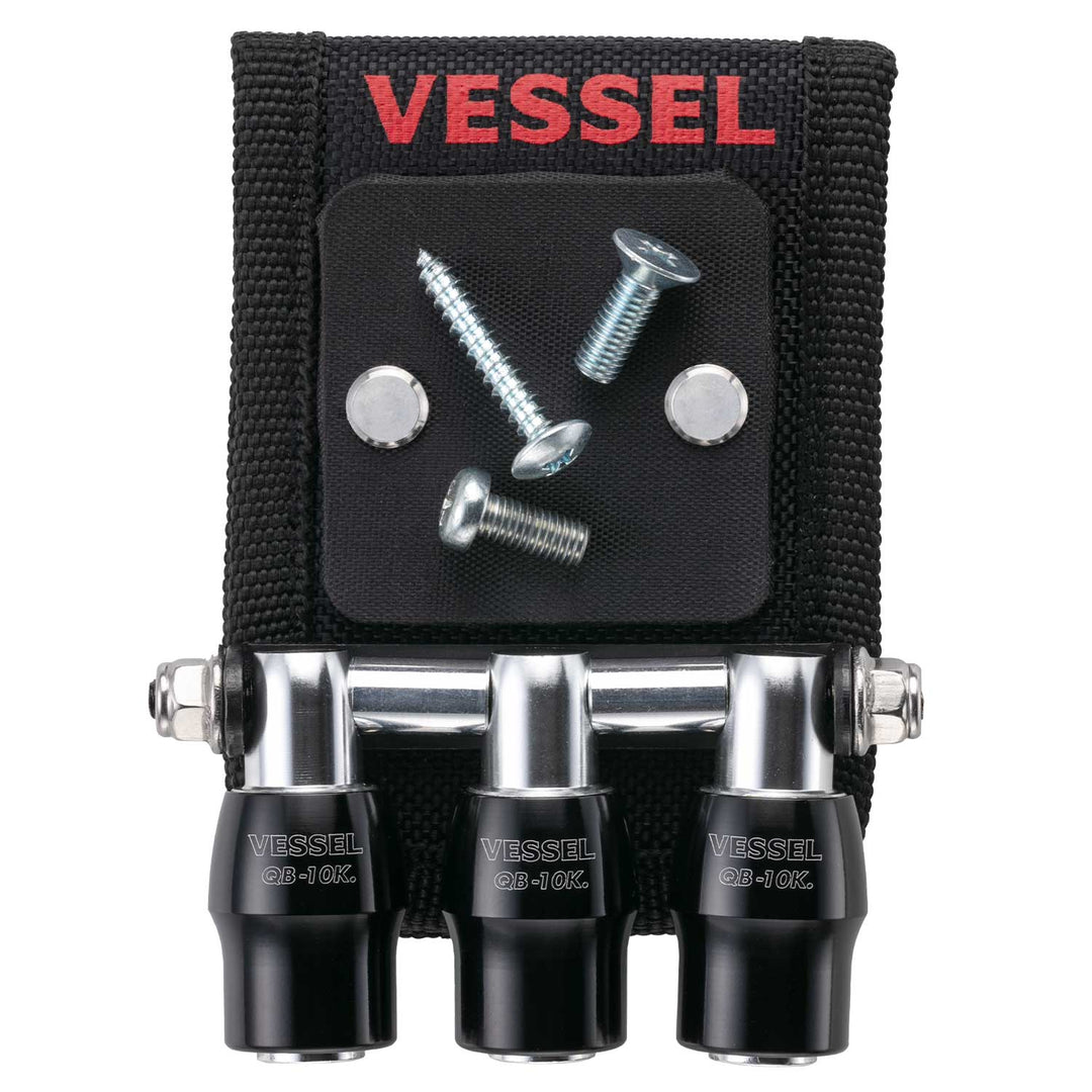 VESSEL クイックキャッチャー３連ホルダー マグネット付 QB-10MB3K QB-10MB3K