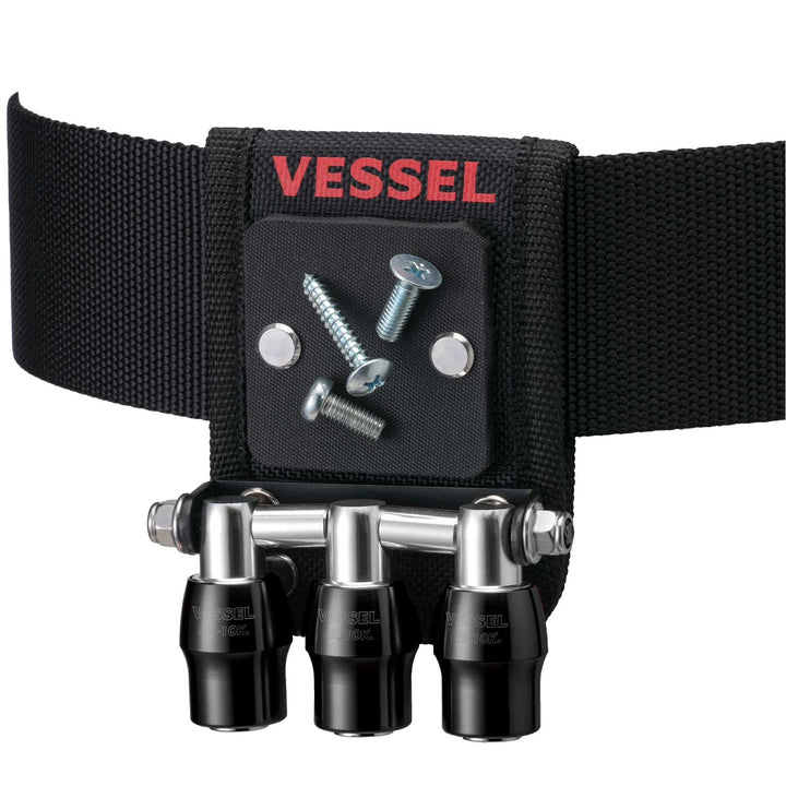 VESSEL クイックキャッチャー３連ホルダー マグネット付 QB-10MB3K QB-10MB3K