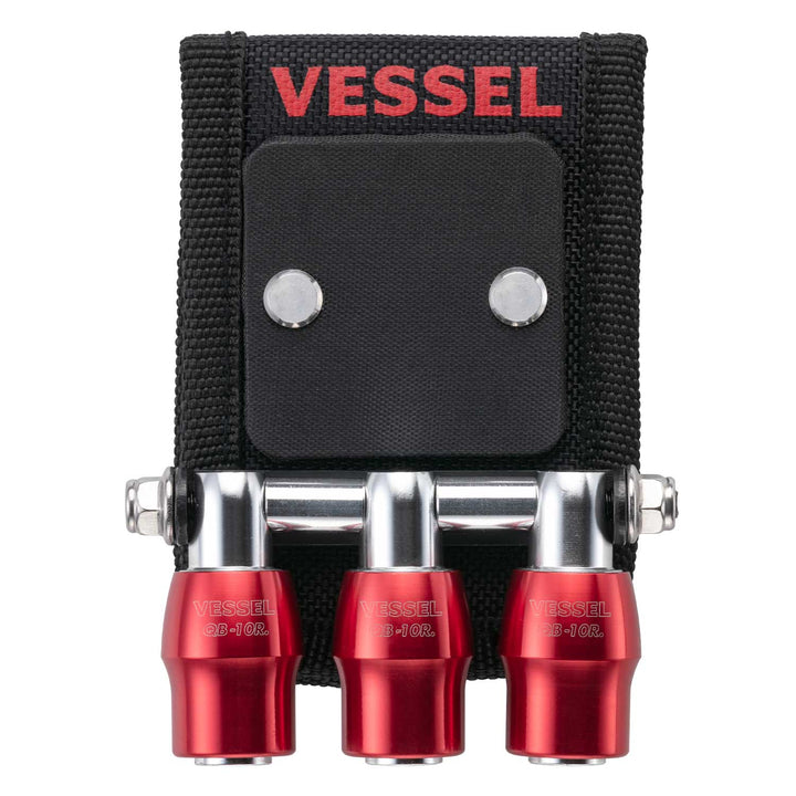 VESSEL クイックキャッチャー３連ホルダー マグネット付 QB-10MB3R QB-10MB3R