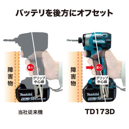 「本体のみ」Makita｜マキタ 18V充電式インパクトドライバ TD173D １台