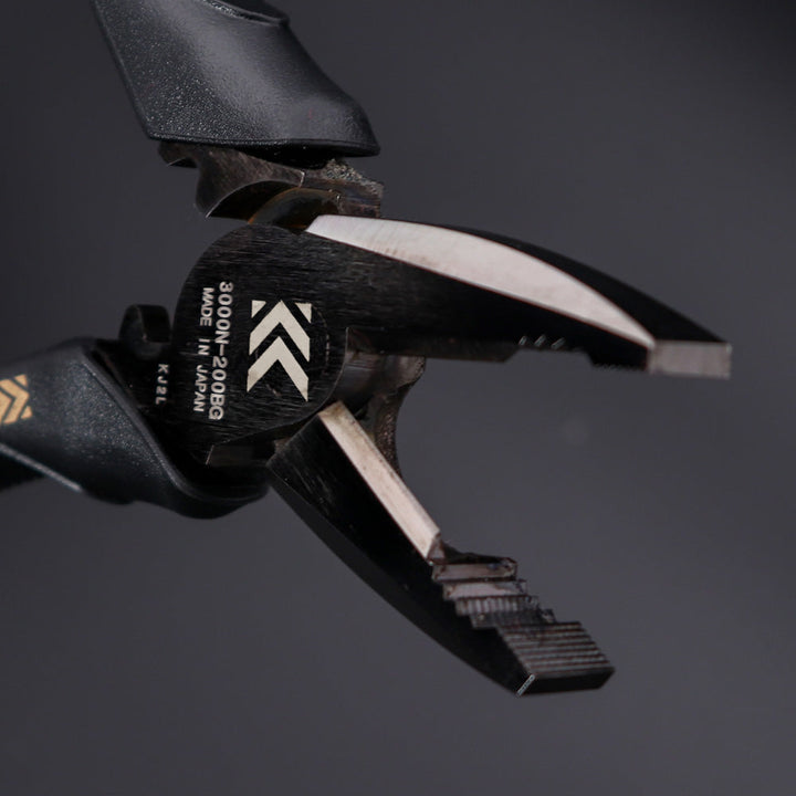 [3000N-200BG] KUROKIN 黒金(Black & Gold) 偏芯パワーペンチ 単品1丁