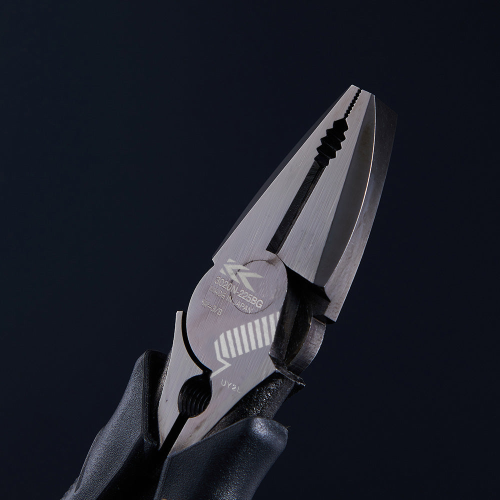 [3020N-200BG] KUROKIN 黒金(Black & Gold) 偏芯パワーペンチ（ネジ山修正機能付） 単品1丁