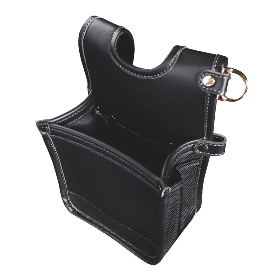 [AB-41BG] KUROKIN 黒金(Black & Gold) 建築薄型腰袋1段 単品1個 - MisakaZoo