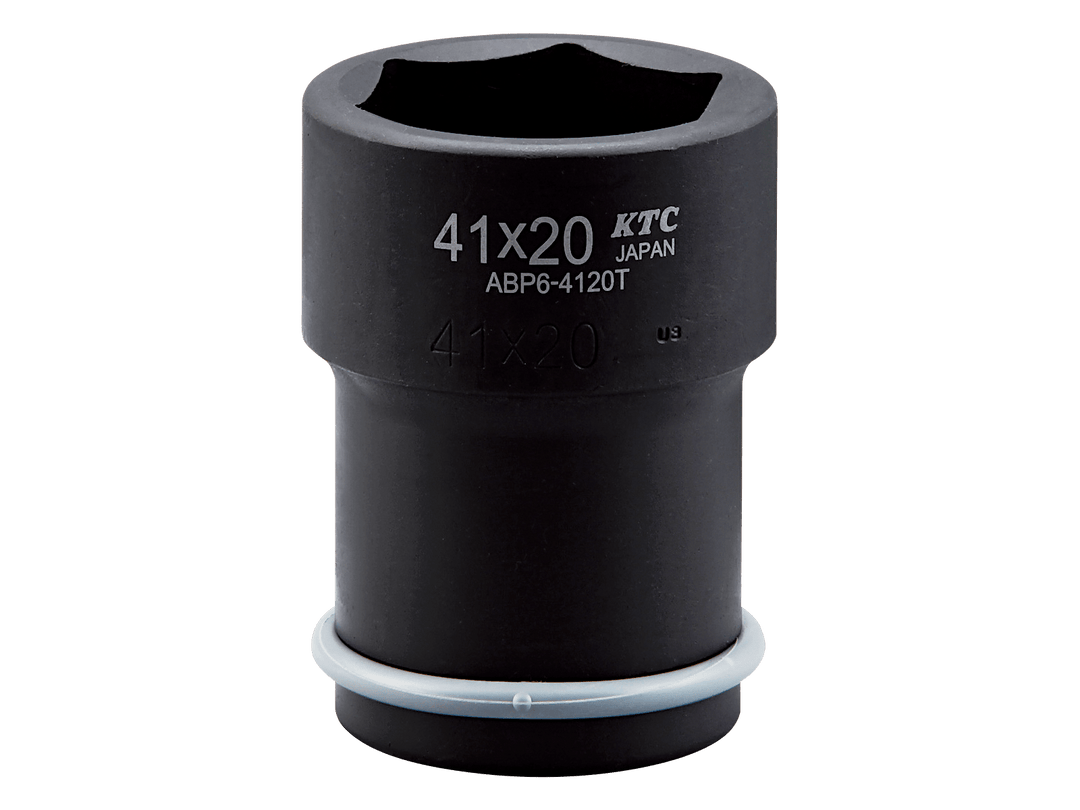 [ABP6-4119TP] KTC(京都機械工具)19.0sq.インパクトレンチ用ホイールナットコンビソケット（薄肉）（サイズ（六角×四角）41×19mm） 単品1個 - MisakaZoo