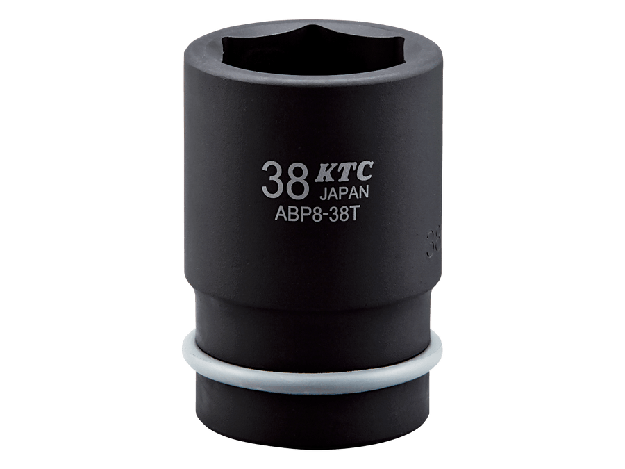 [ABP8-38TP] KTC(京都機械工具)25.4sq.インパクトレンチ用ホイールナットソケット（薄肉）（サイズ38mm） 単品1個 - MisakaZoo