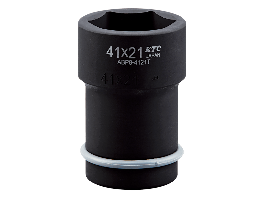 [ABP8-4120TP] KTC(京都機械工具)25.4sq.インパクトレンチ用ホイールナットコンビソケット（薄肉）（サイズ（六角×四角）41×20mm） 単品1個 - MisakaZoo