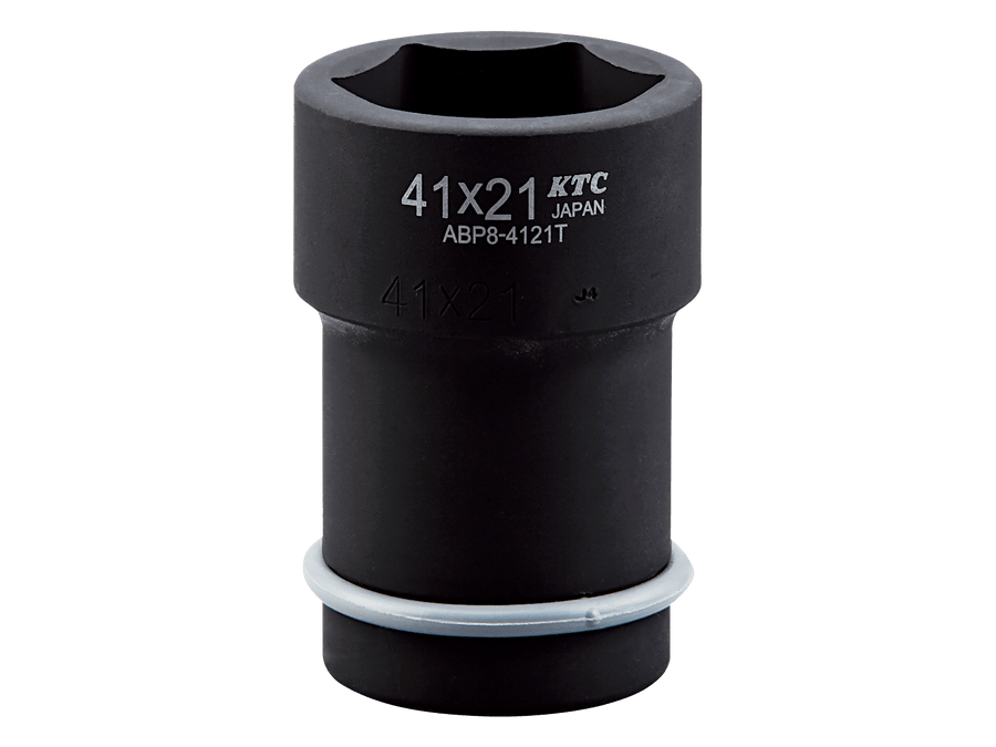 [ABP8-4120TP] KTC(京都機械工具)25.4sq.インパクトレンチ用ホイールナットコンビソケット（薄肉）（サイズ（六角×四角）41×20mm） 単品1個 - MisakaZoo