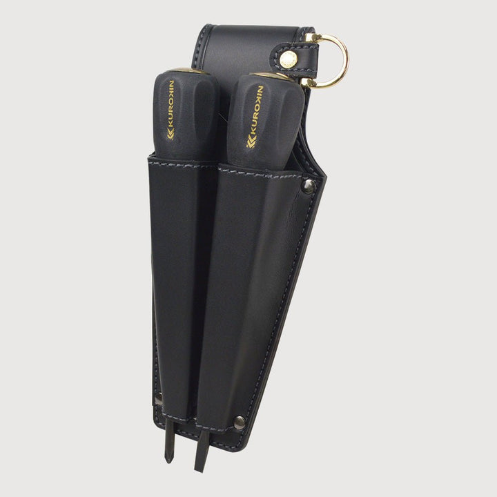 [AH-31BG] KUROKIN 黒金(Black & Gold) ドライバー2Pホルダー 単品1個 - MisakaZoo