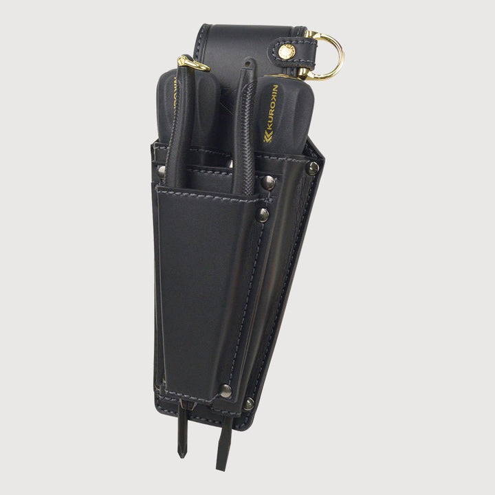 [AH-33BG] KUROKIN 黒金(Black & Gold) ドライバー2Pペンチホルダー 単品1個 - MisakaZoo