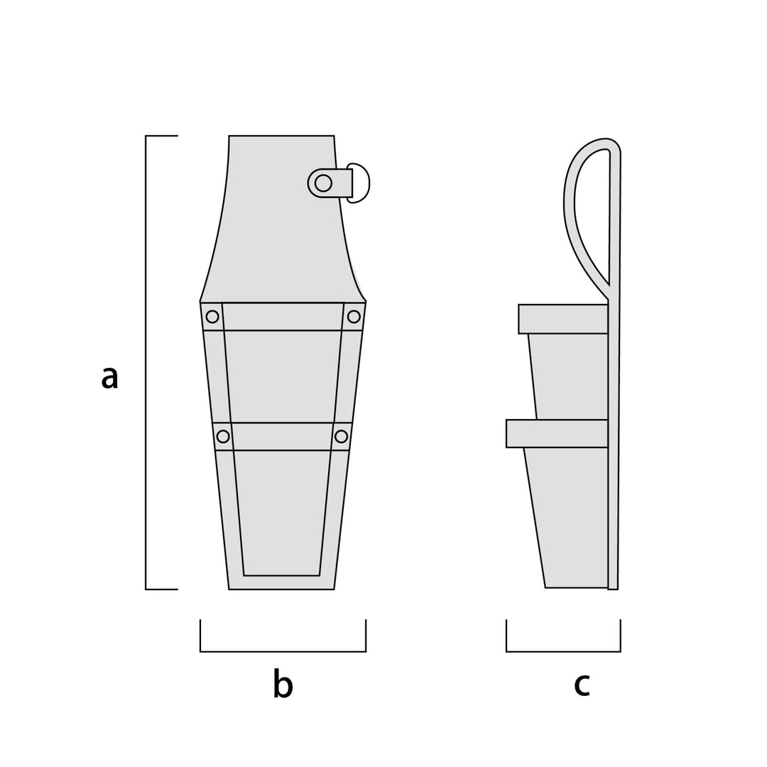 [AH-62BG] KUROKIN 黒金(Black & Gold) ホルダー2段 LIGHT PU LEATHER SERIES 単品1個 - MisakaZoo