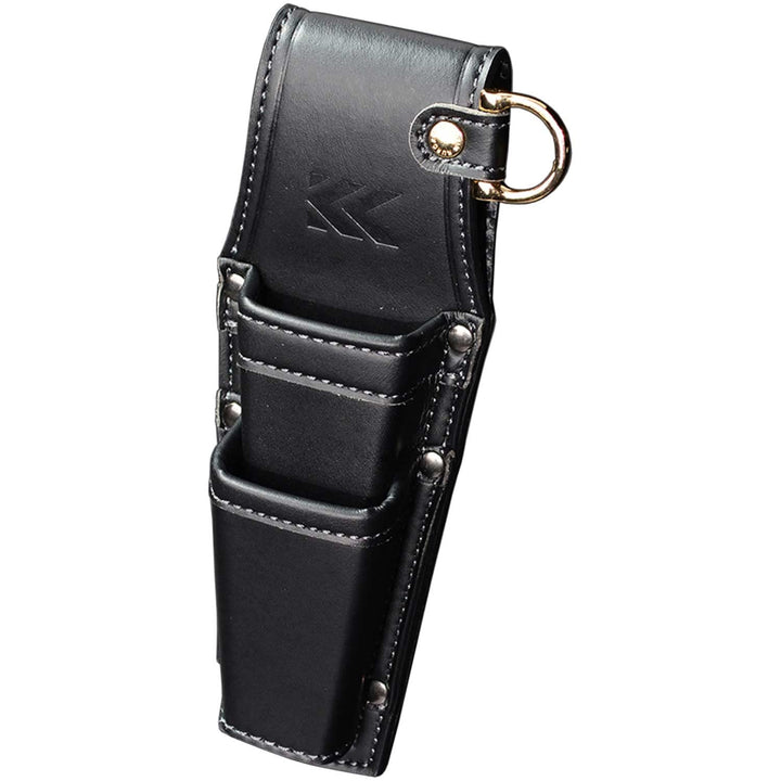 [AH-62BG] KUROKIN 黒金(Black & Gold) ホルダー2段 LIGHT PU LEATHER SERIES 単品1個 - MisakaZoo