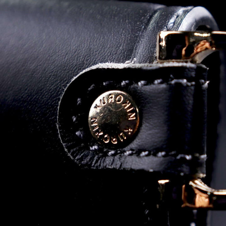 [AH-72BG] KUROKIN 黒金(Black & Gold) ドライバーペンチホルダー2段 LIGHT PU LEATHER SERIES 単品1個 - MisakaZoo