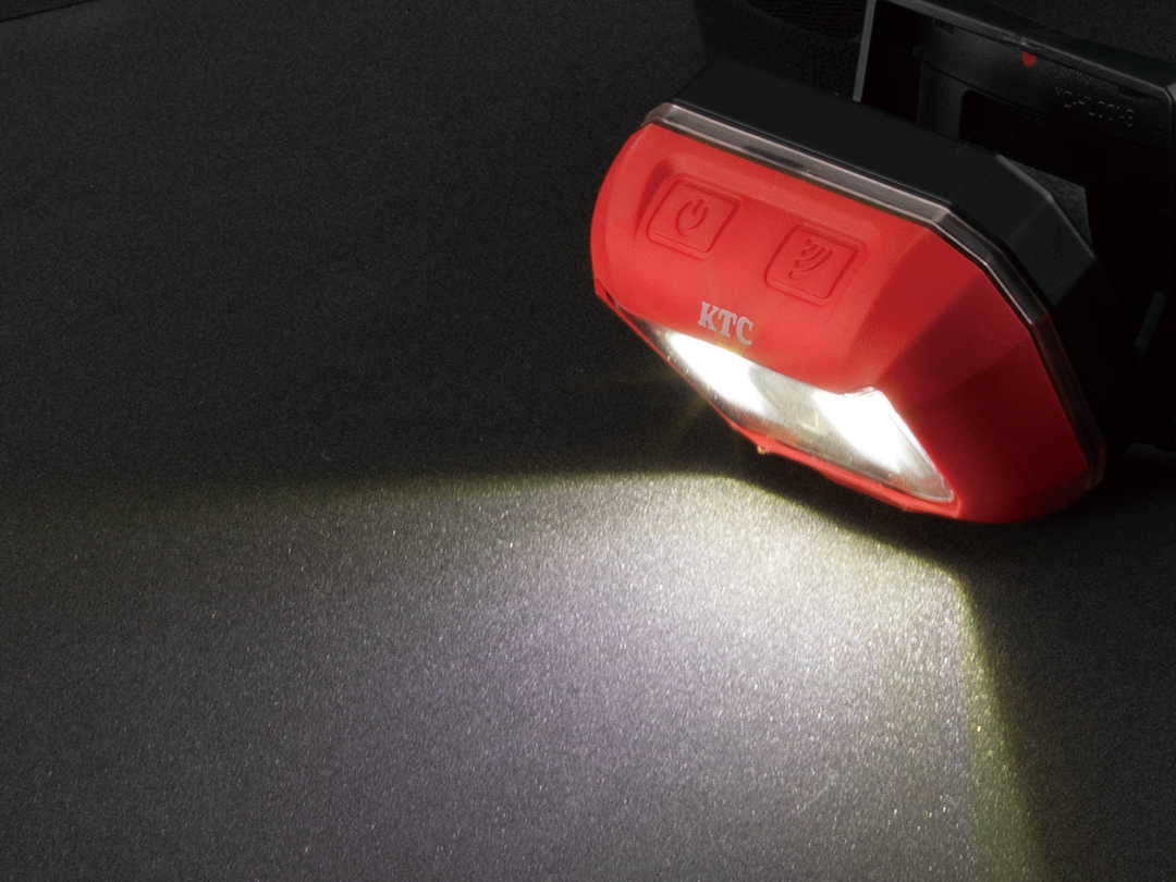 [AL813M] KTC(京都機械工具)充電式LEDヘッドライト（最大400lm・IP65） 単品1本