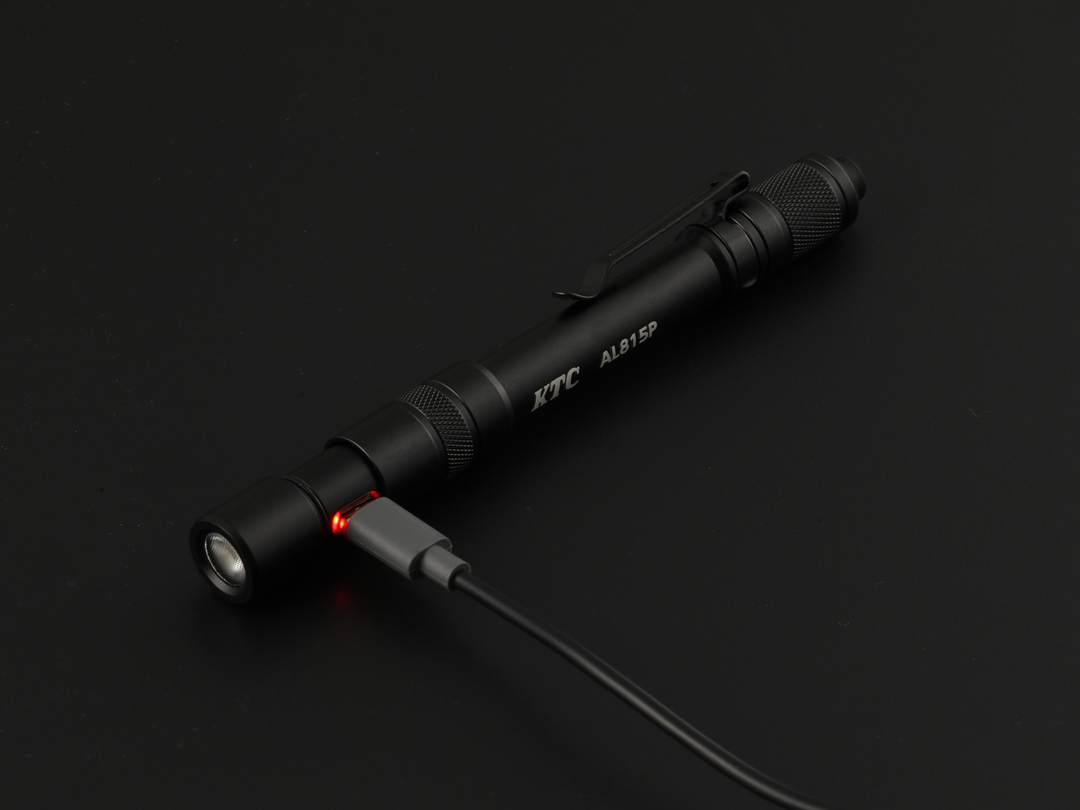 [AL815P] KTC(京都機械工具)充電式LEDペンライト（最大350lm・IP66） 単品1本