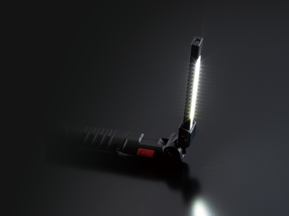 [AL815V] KTC(京都機械工具)充電式LED折りたたみライト（メインライト最大100lm） 単品1本